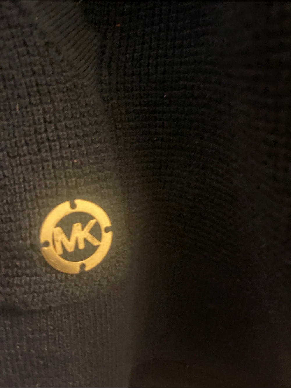 Michael Kors Navy Knit Hooded Pullover Size 1XL NWT Retail $110 - Picture 3 of 5